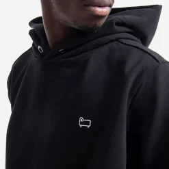 Woolrich American Fleece Hoodie Melton Blue