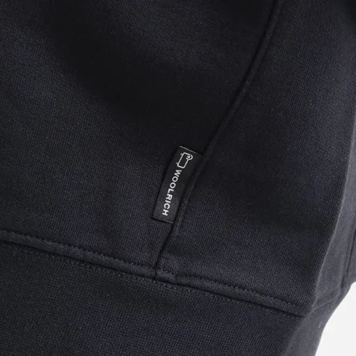 Woolrich American Fleece Hoodie Melton Blue