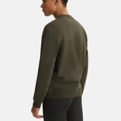 Woolrich Luxury Fleece Crewneck Dark Green