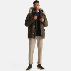 Woolrich Luxury Fleece Crewneck Melton Blue