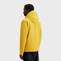 Woolrich Men's Pacific Jacket in Tech Softshell Lemon Curry