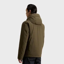 Woolrich Men's Stretch Nylon Jacket With Padding And Removable Hood Da