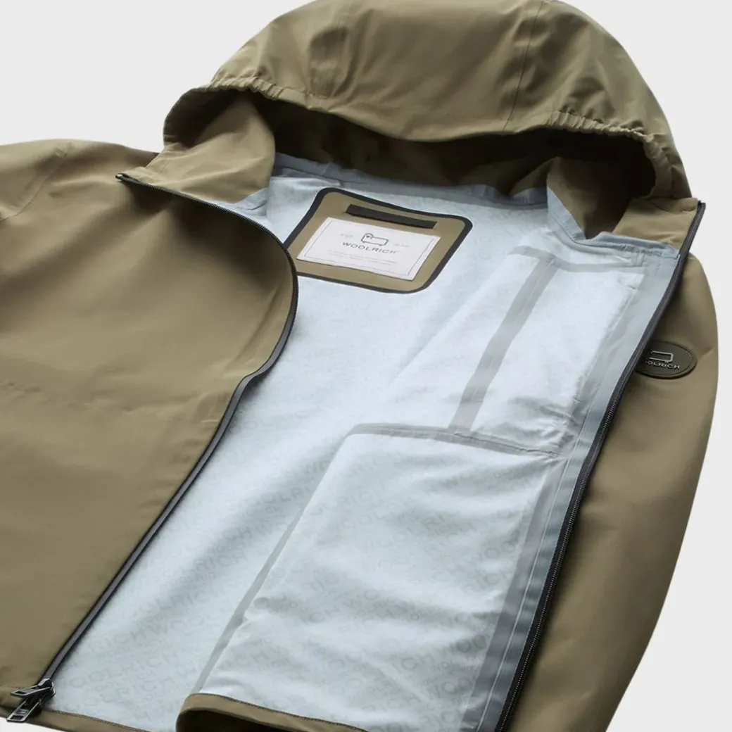 Woolrich Pacific Two Layers Jacket Men's Lake Olive